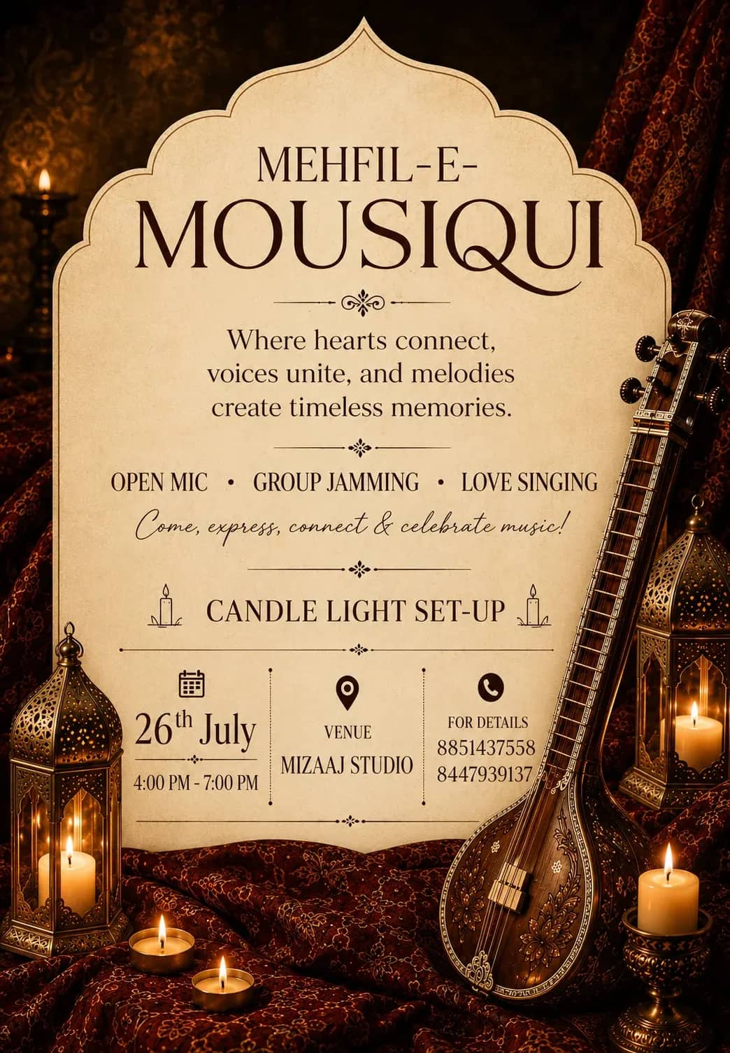 Mehfil-E-Mosiqui | An Evening of Music, Melody & Memories
