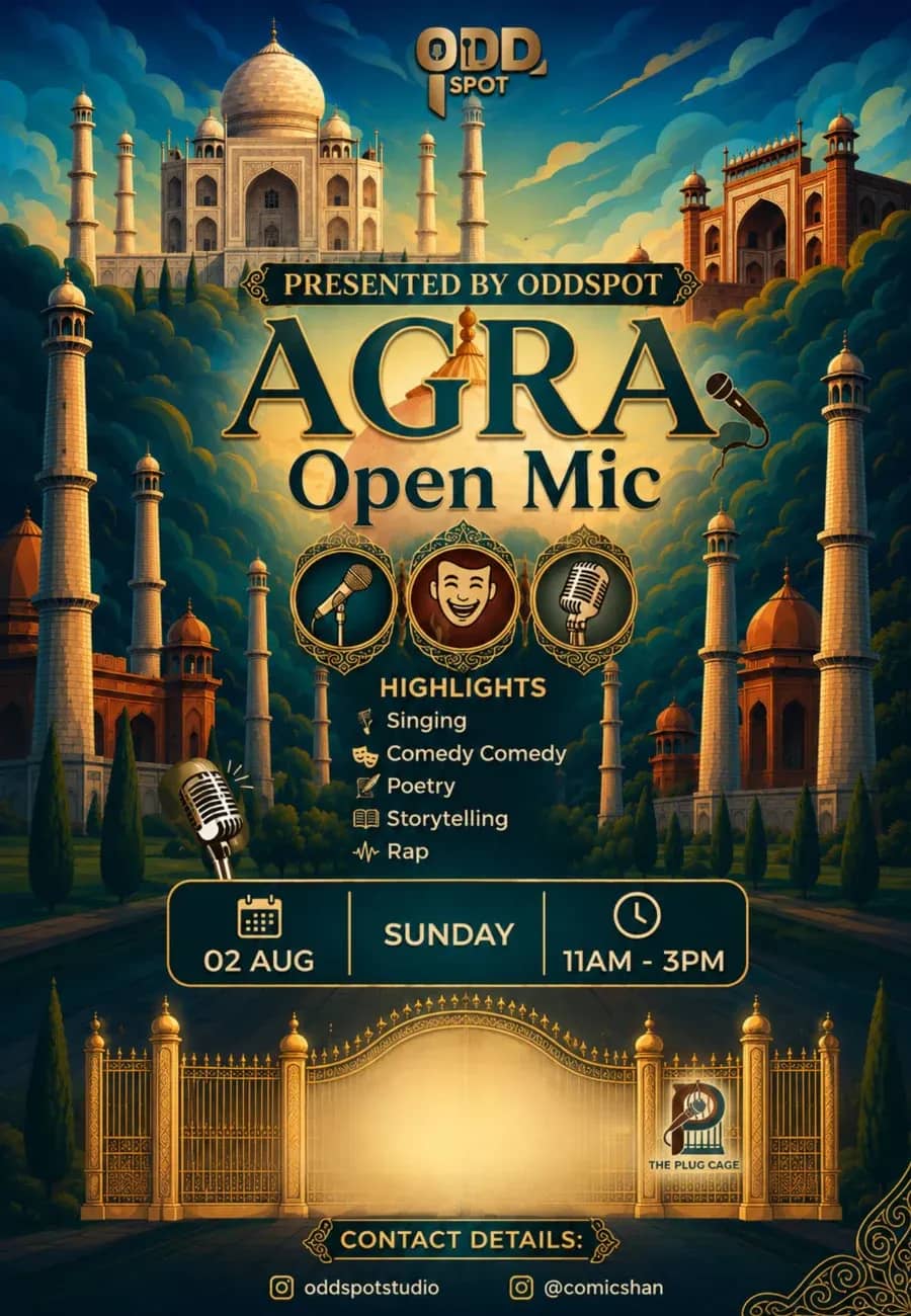 Agra Open Mic 2026 - Odd Spot Club