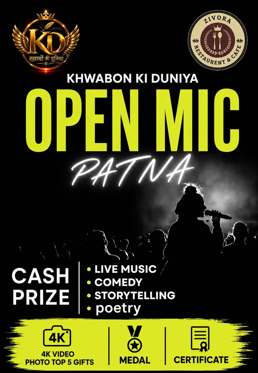 KHWABON KI DUNIYA OPEN MIC – PATNA