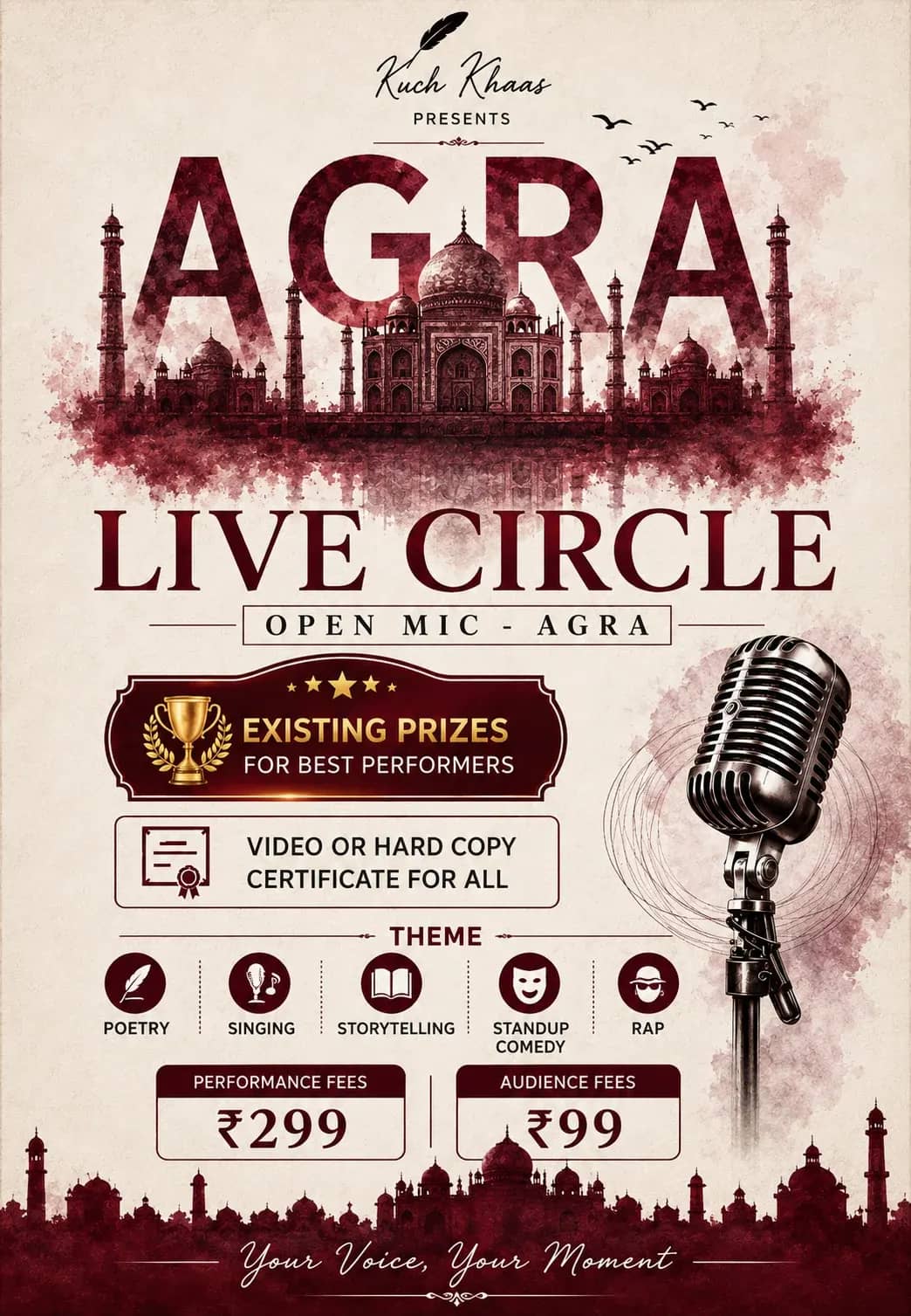 Agra Live Circle – Open Mic Agra
