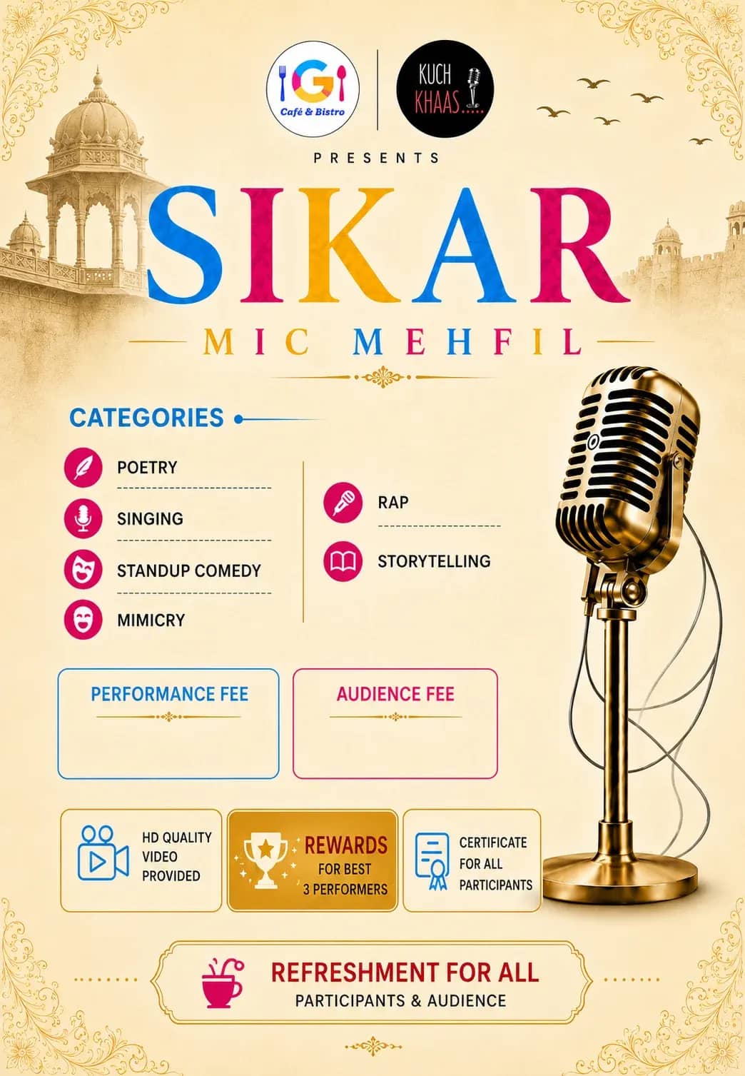 Sikaar Mic Mehfil - Open Mic Show