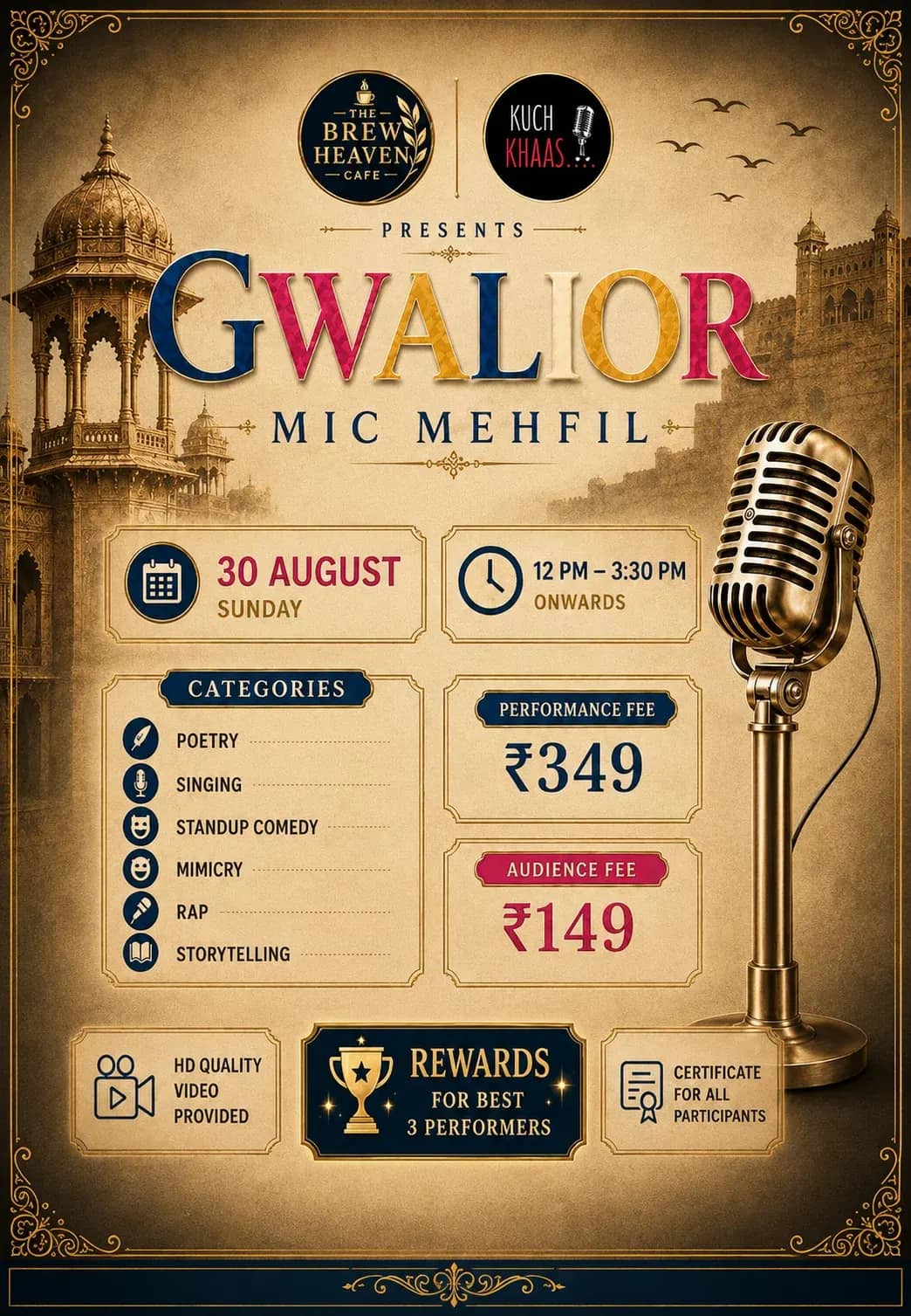 Gwalior Mic Mehfil – A Celebration of Talent & Expression!