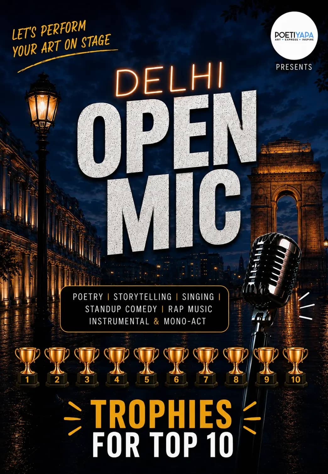 Delhi Open Mic – Let’s Perform Your Art on Stage