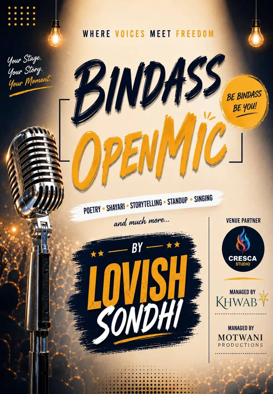 Bindass Mic by Lovish – where talent meets the spotlight!
