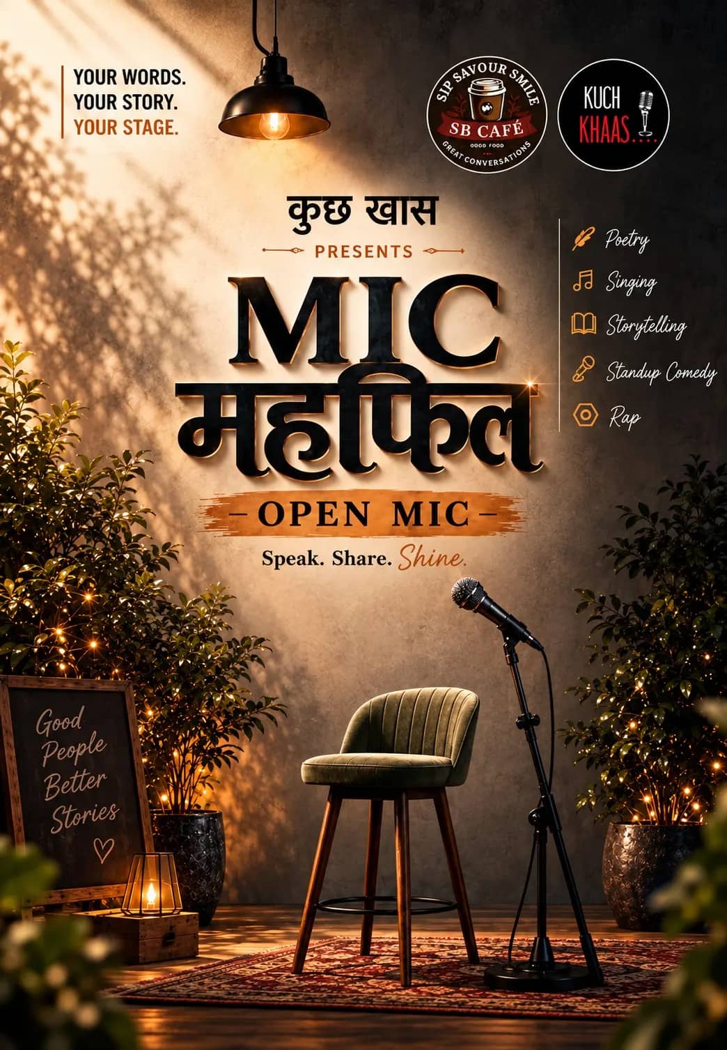 Mic Mehfil – Open Mic Show