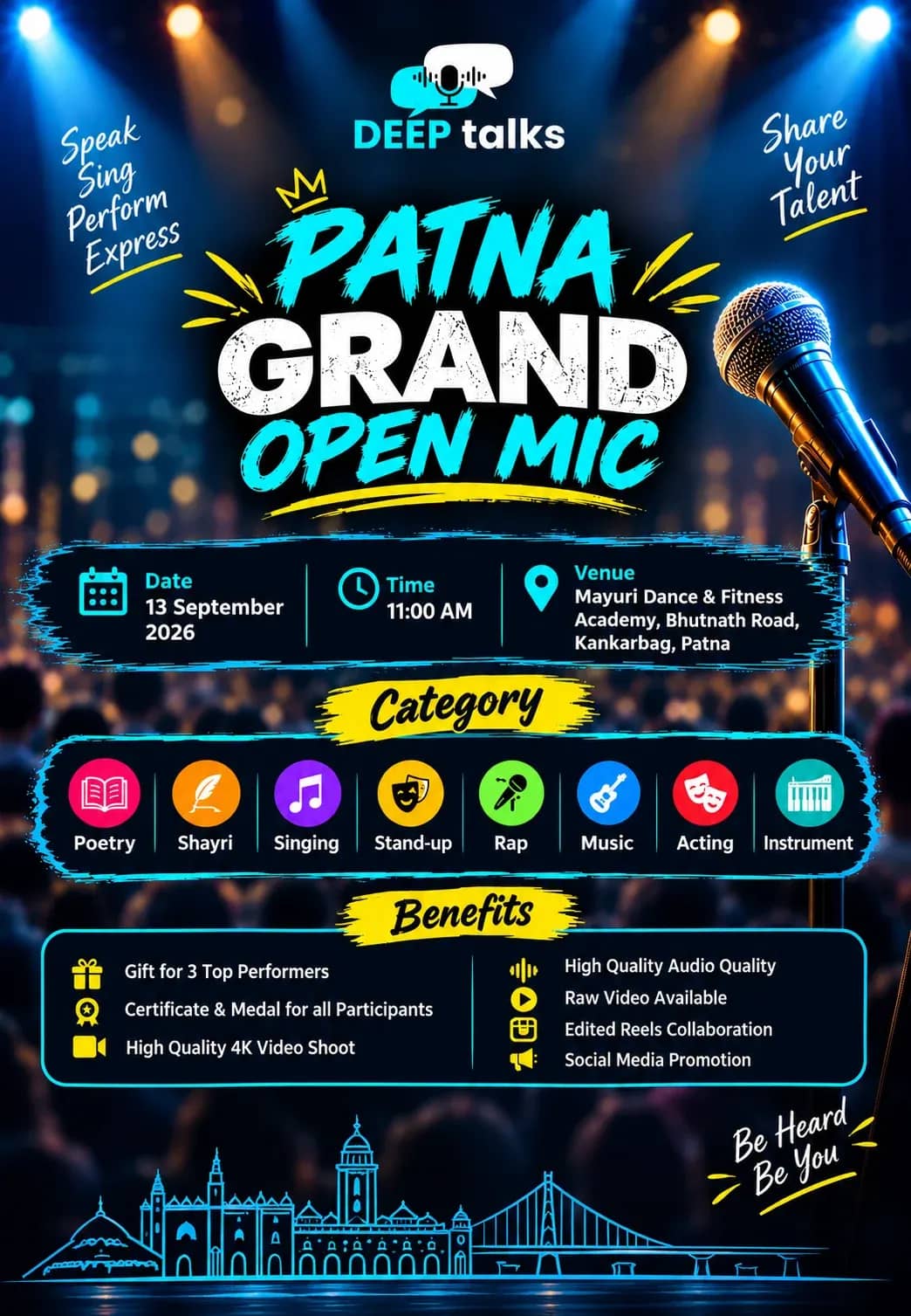 Patna Grand Open Mic