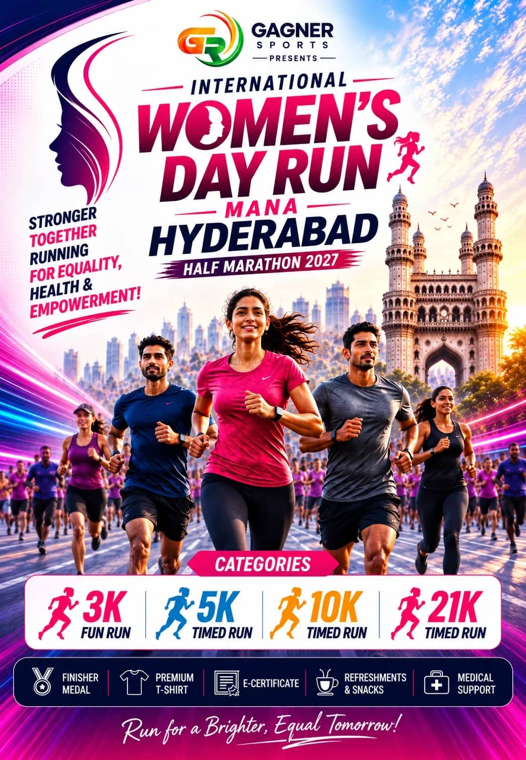 INTERNATIONAL WOMEN'S DAY RUN - MANA HYDERABAD HALF MARATHON 2027