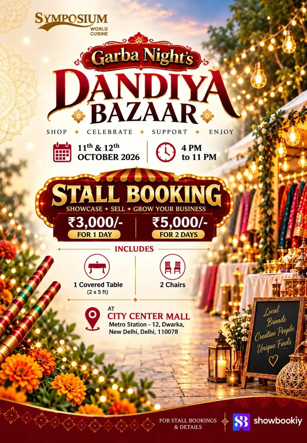 Dandiya Bazaar – Garba Night’s Stall Booking