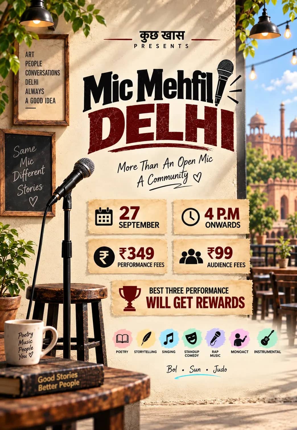 Mic Mehfil – Open Mic Delhi