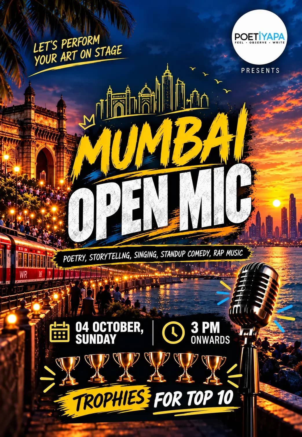 MUMBAI OPEN MIC - Poetry, Storytelling, Singing, Standup Comedy
