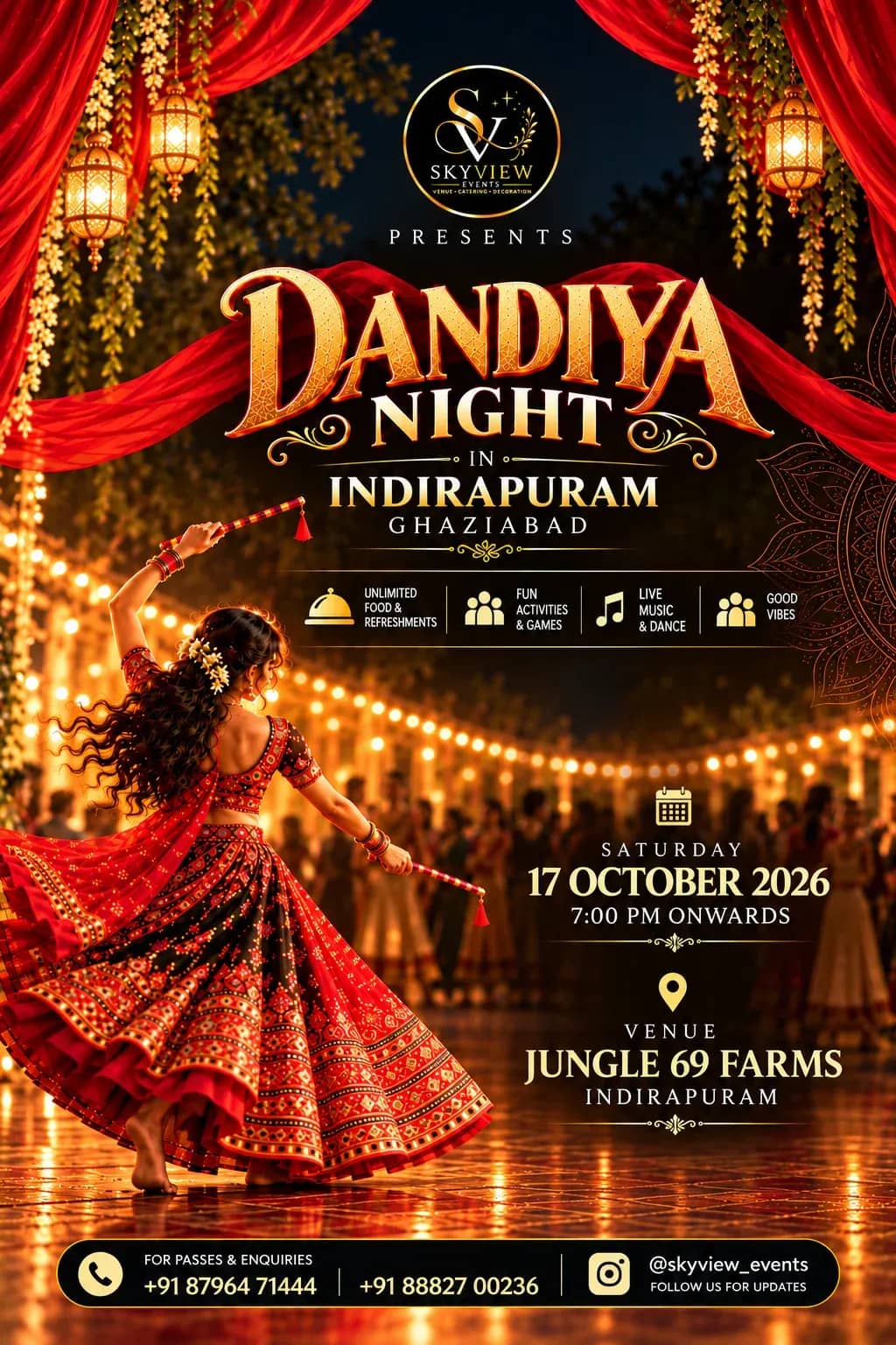Skyview Events presents Dandiya Night 2026