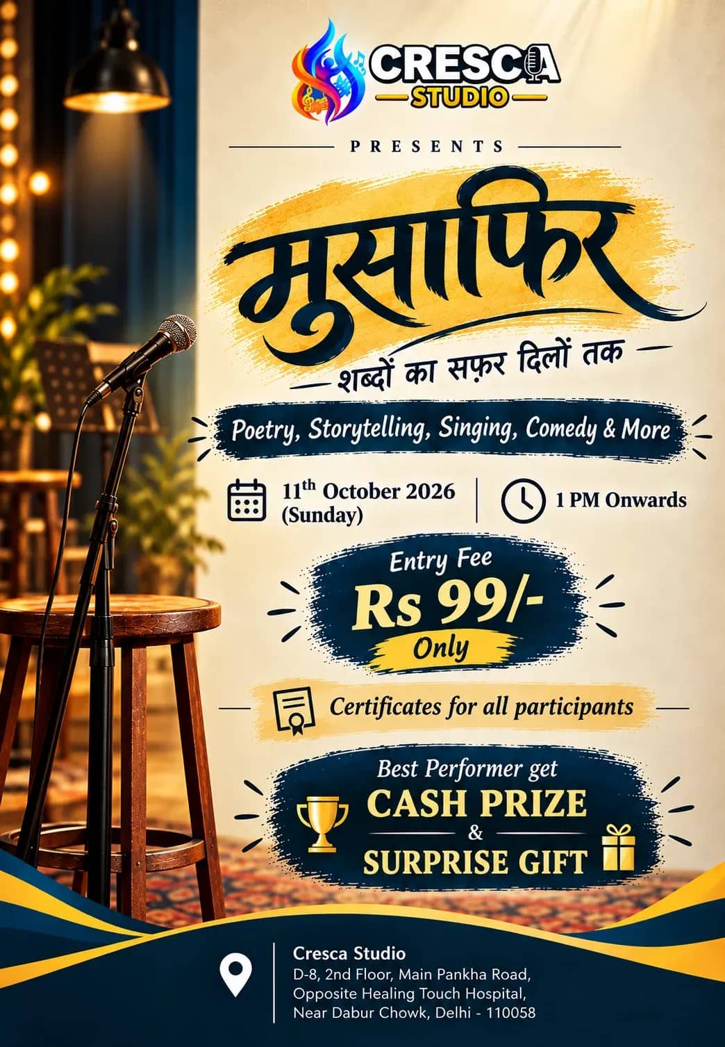 MUSAFIR — शब्दों का सफ़र, दिलों तक