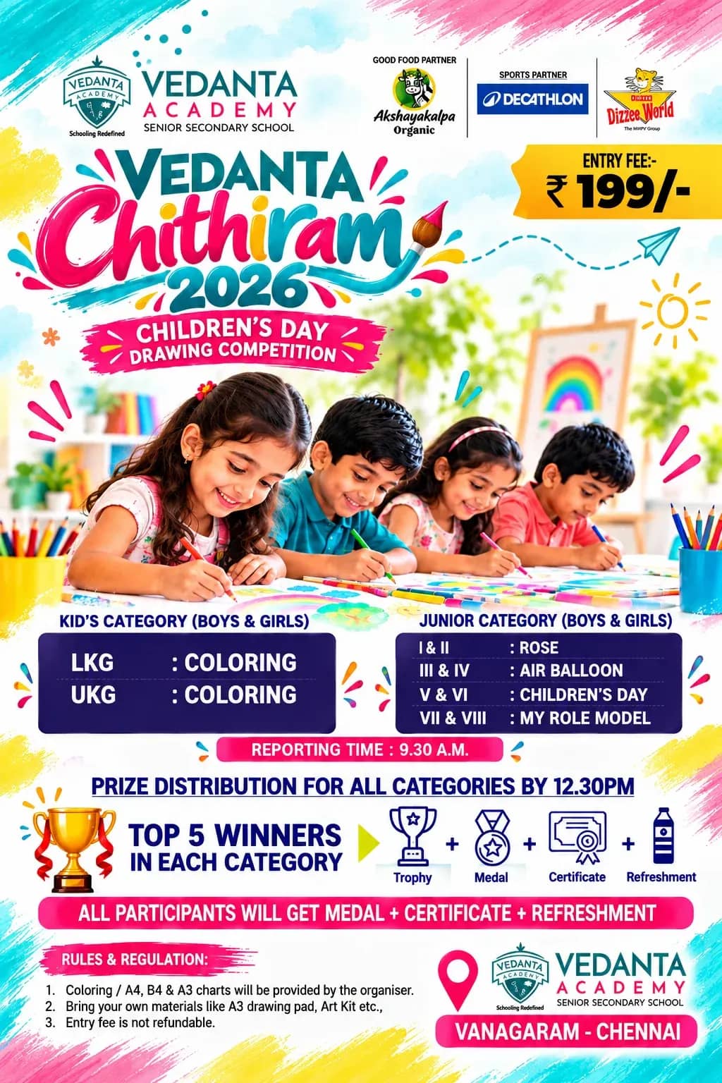 VEDANTA CHITHIRAM - DRAWING COMPETITION