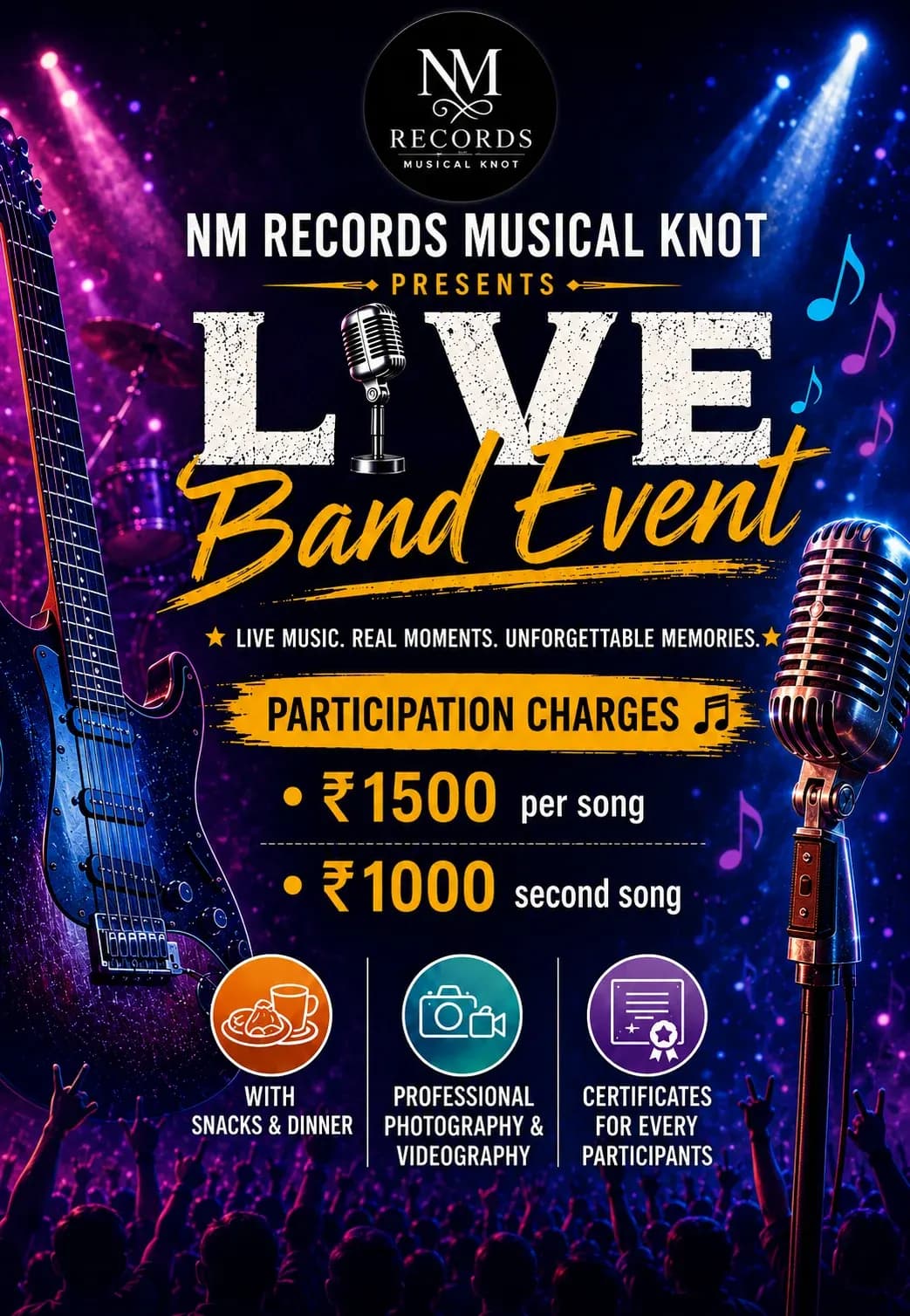 Live Band Event  presented  by  NM  Records  Musical Knot