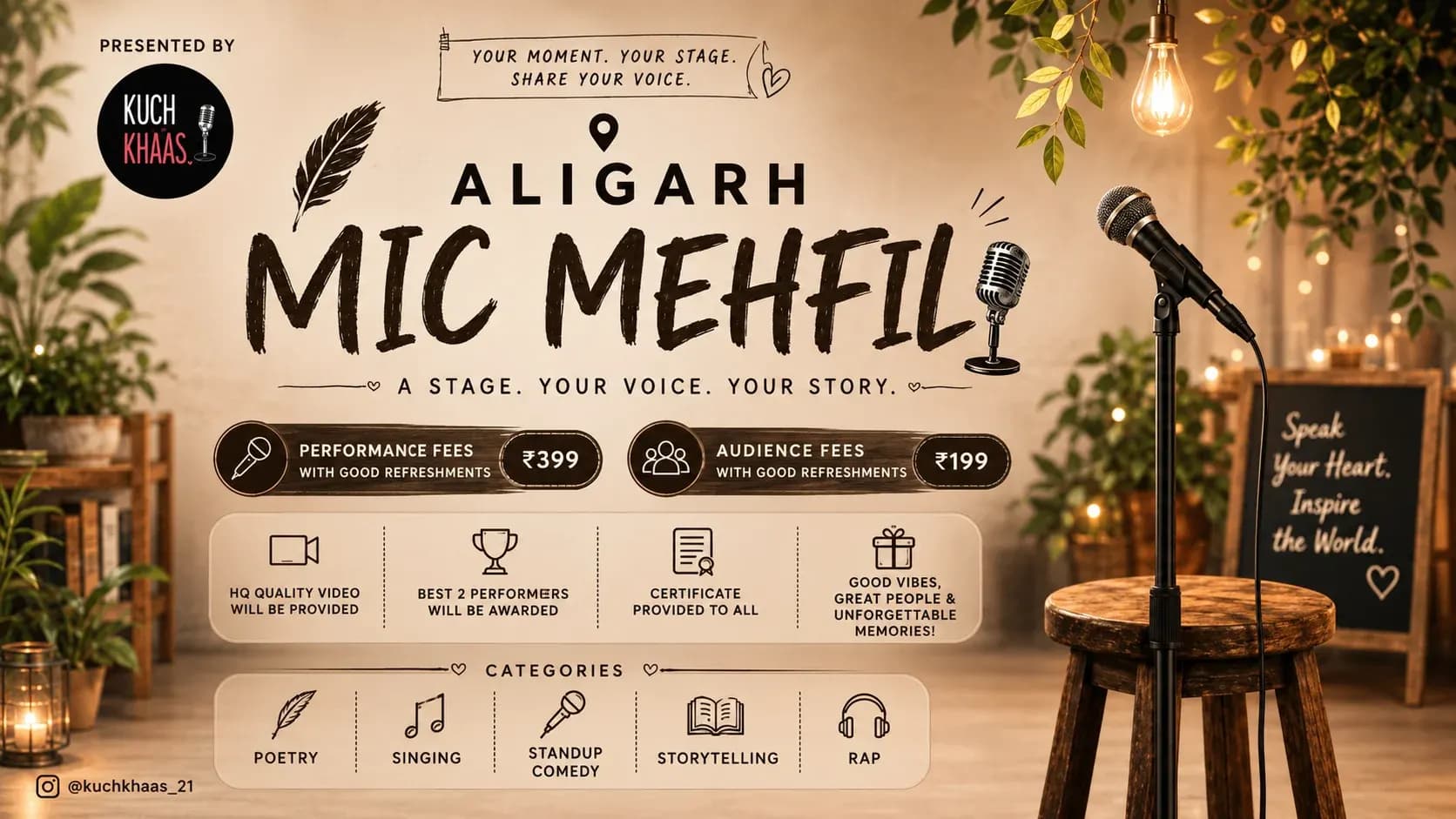 Aligarh Mic Mehfil 2026 | A Stage for Every Voice