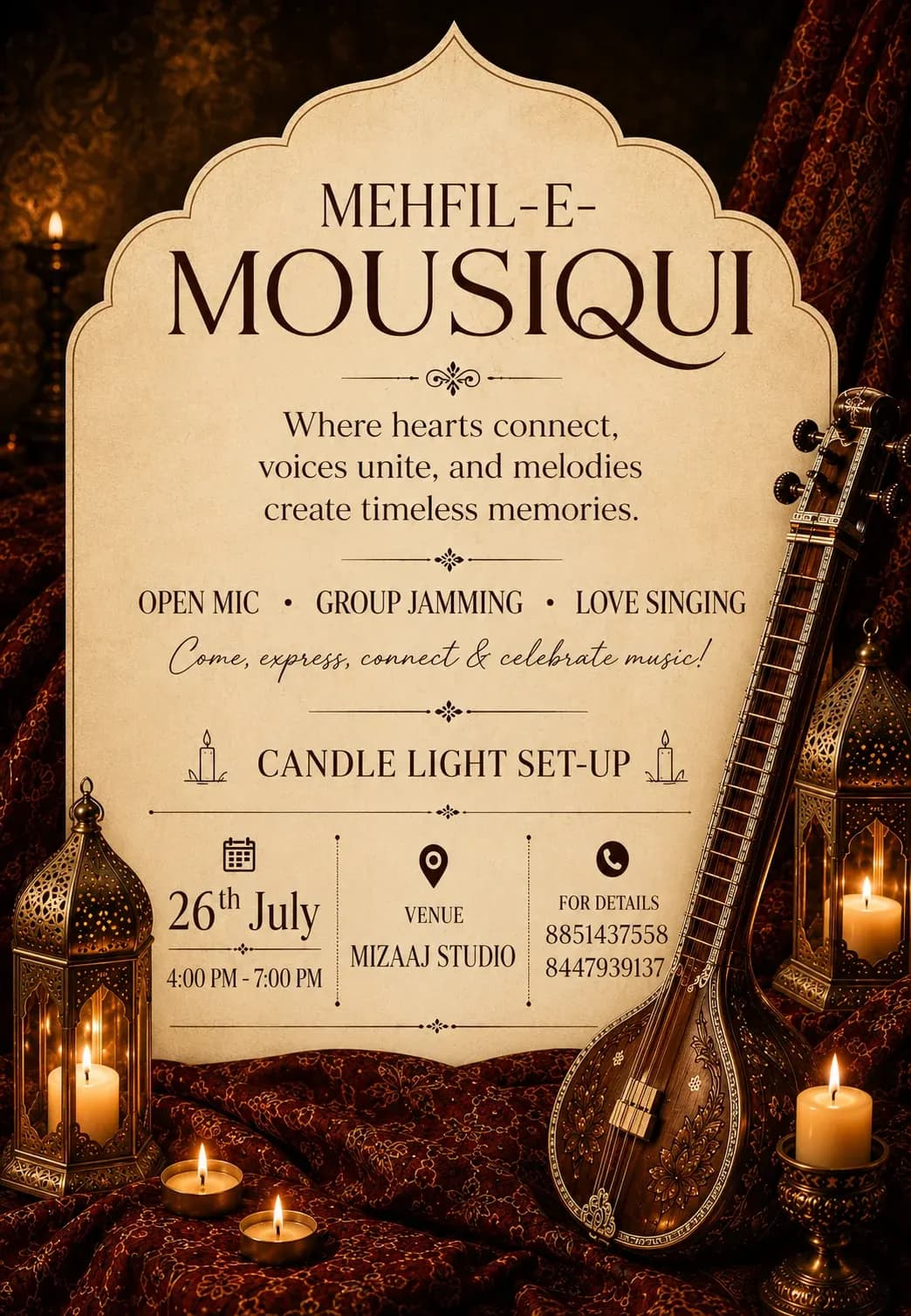 Mehfil-E-Mosiqui | An Evening of Music, Melody & Memories