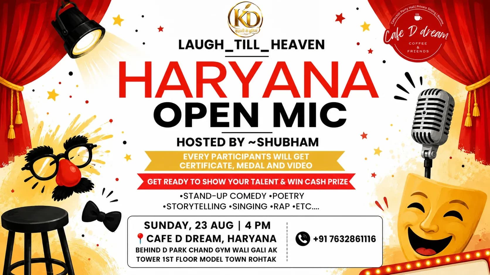 Haryana Open Mic – Let Your Talent Shine!