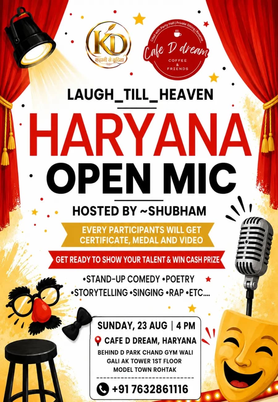 Haryana Open Mic – Let Your Talent Shine!