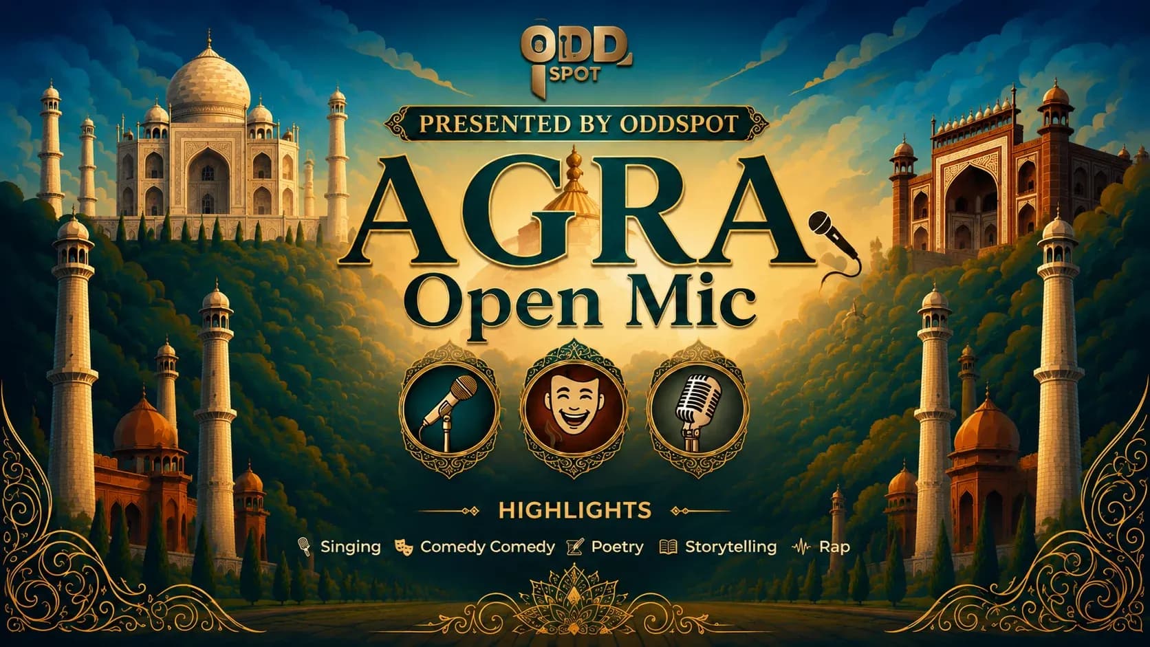 Agra Open Mic 2026 - Odd Spot Club