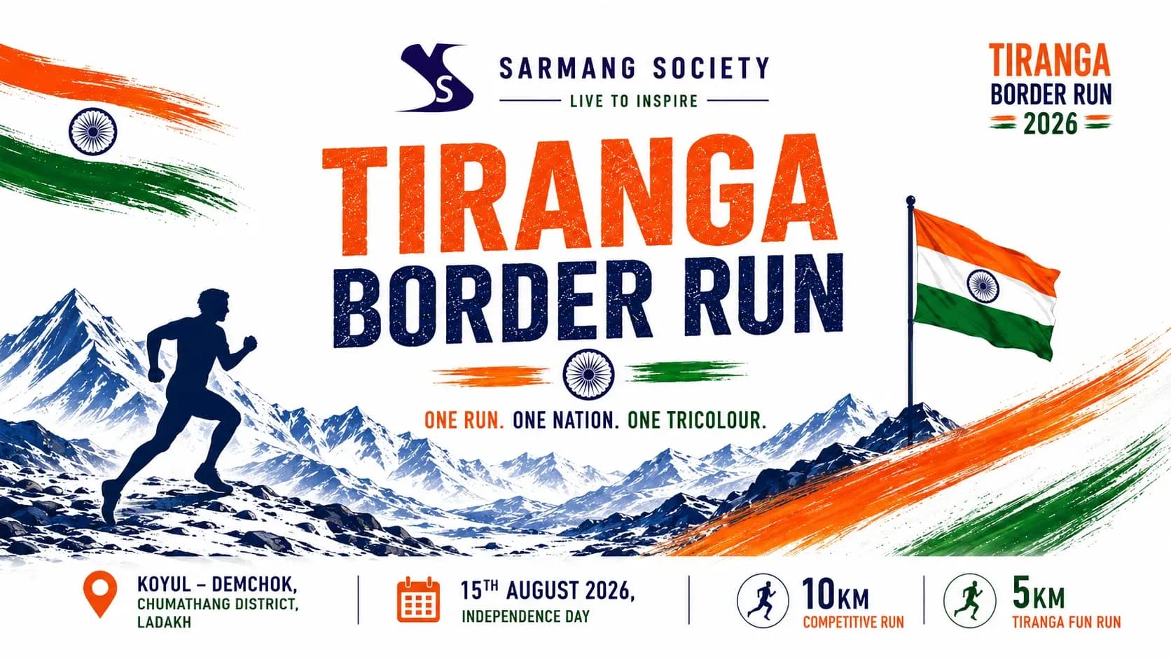 Tiranga Border Run Ladakh