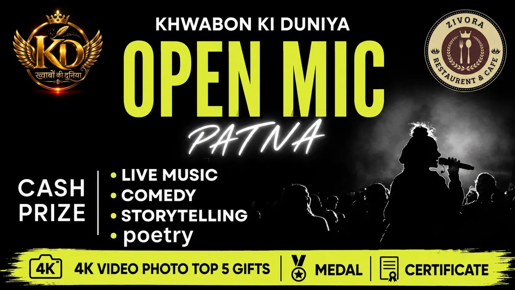 KHWABON KI DUNIYA OPEN MIC – PATNA