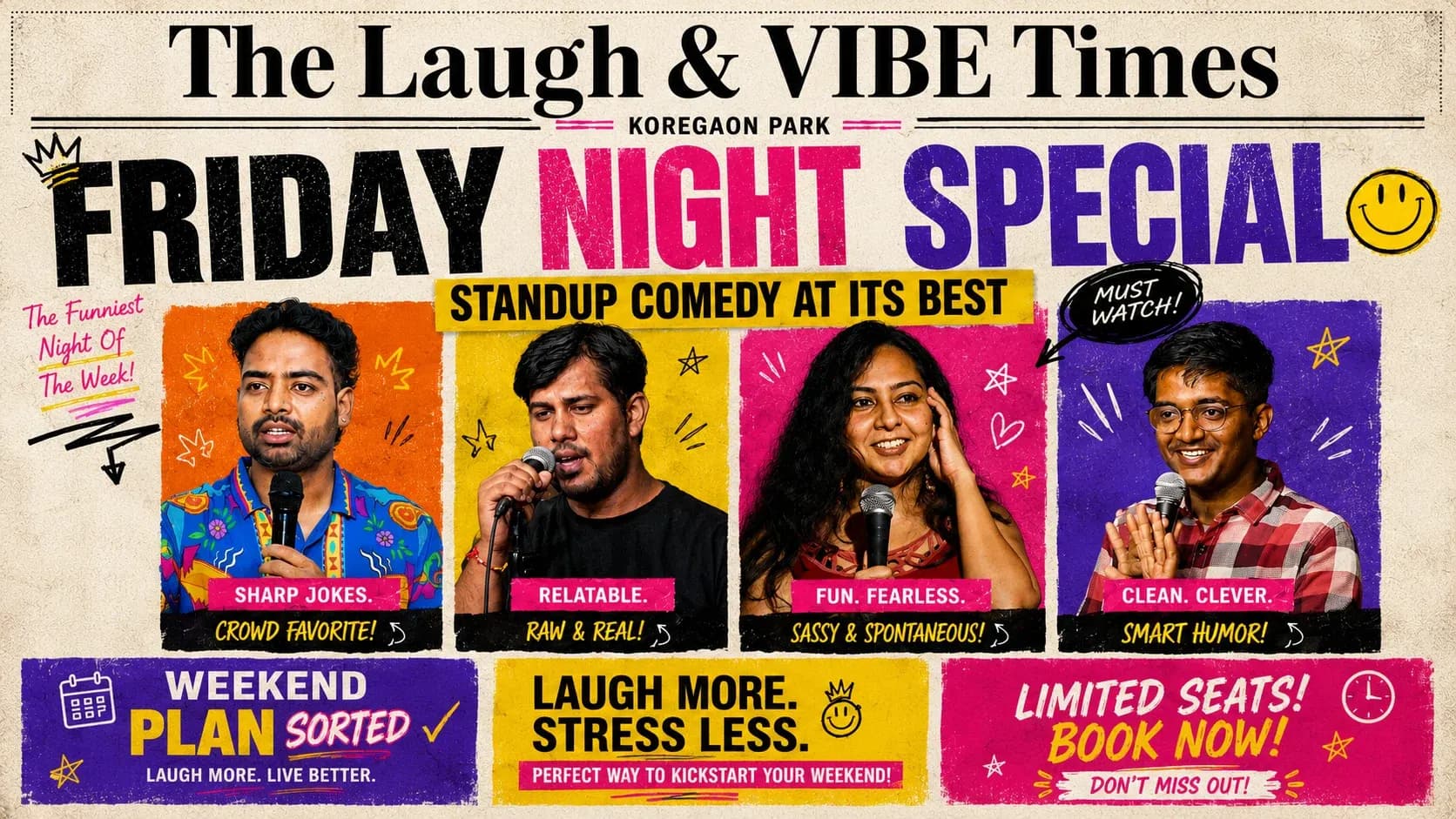 Friday Night Special Standup Comedy at Koregaon Park