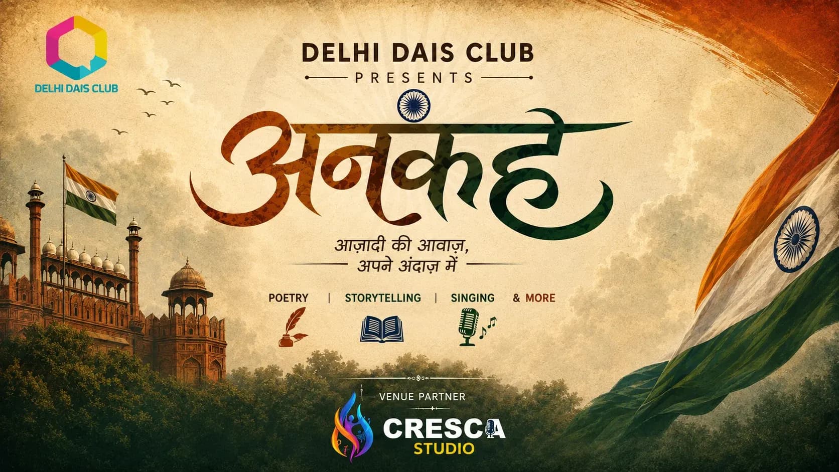 Azadi – Open Mic: Azaadi Ki Awaaz, Apne Andaaz Mein