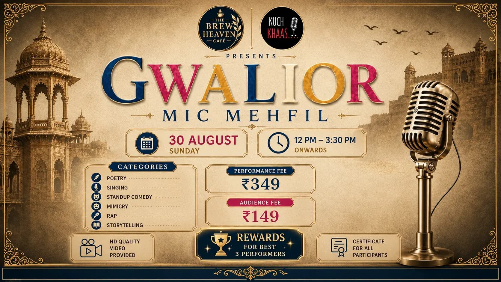 Gwalior Mic Mehfil – A Celebration of Talent & Expression!