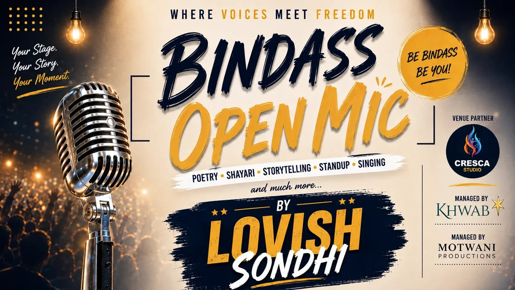 Bindass Mic by Lovish – where talent meets the spotlight!