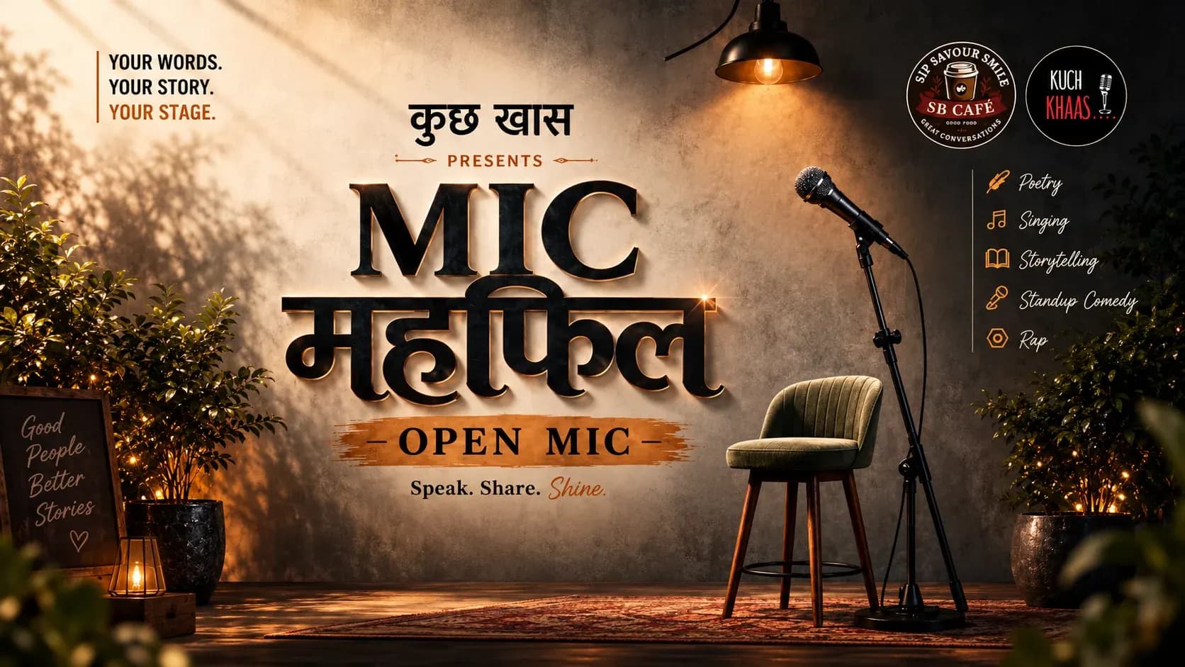 Mic Mehfil – Open Mic Show