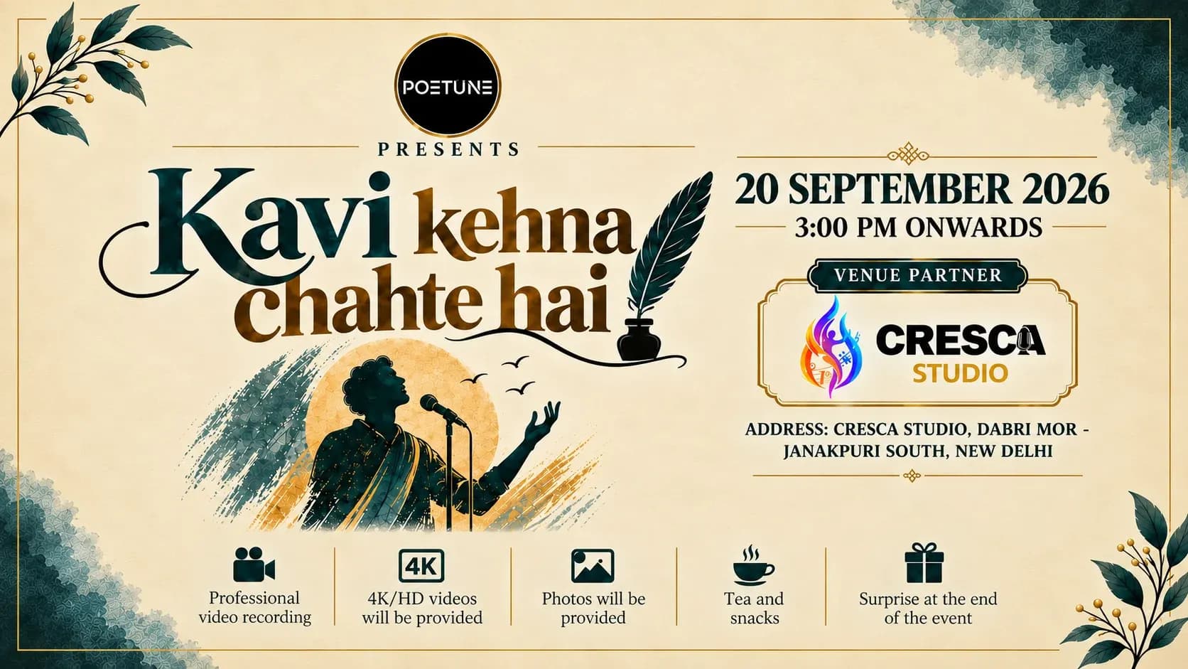 KAVI KEHNΑ CHAHTE HAI — An Open Stage for Every Voice