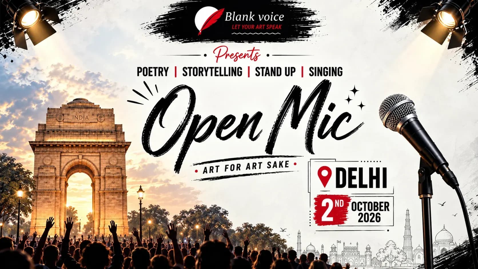 Delhi Open Mic – Blank Voice