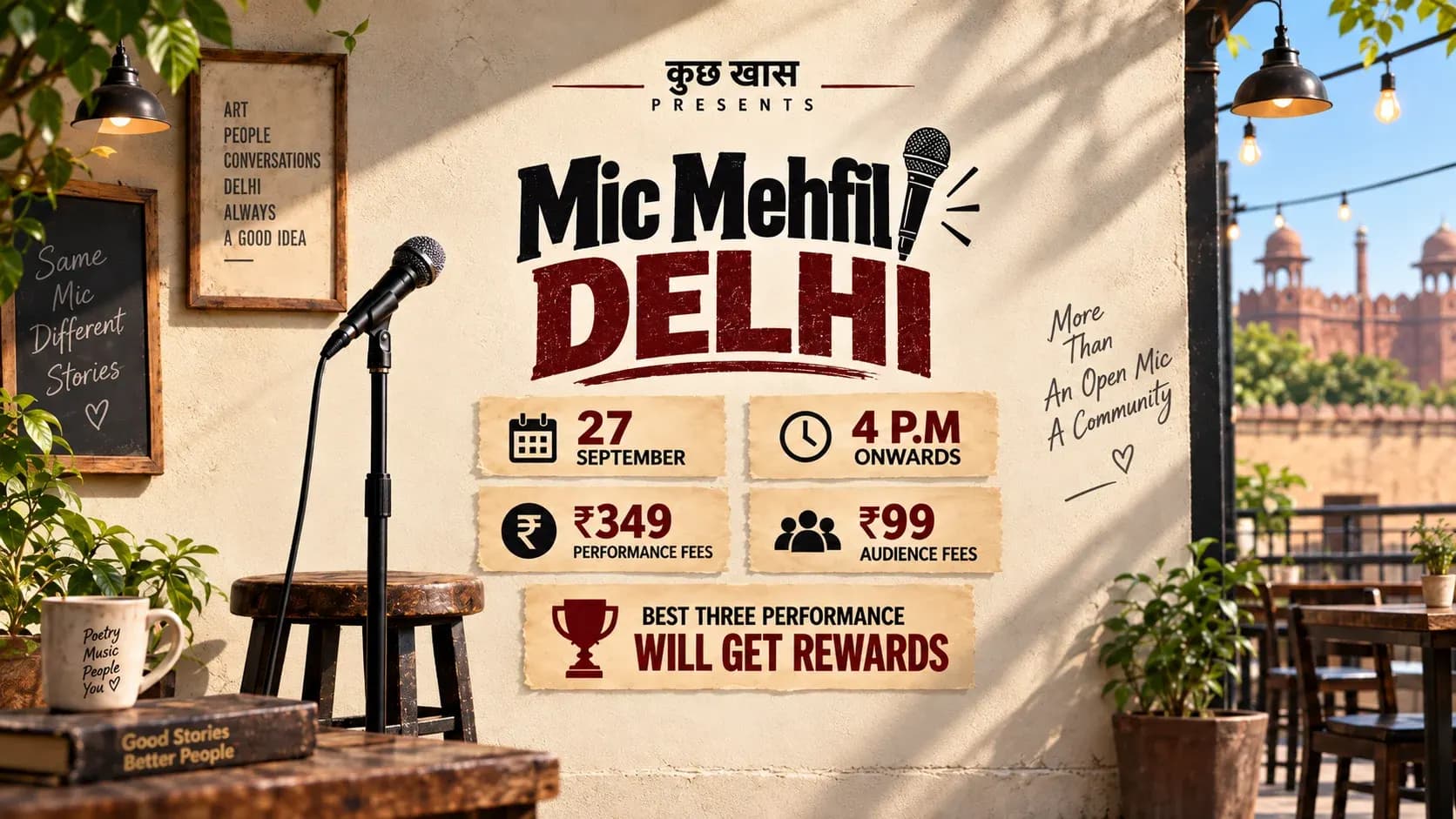 Mic Mehfil – Open Mic Delhi
