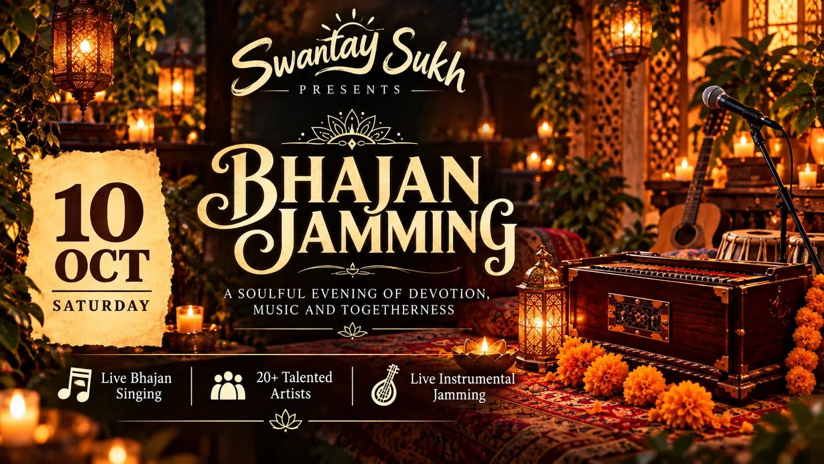 Bhajan Jamming – An Evening of Music, Devotion & Togetherness