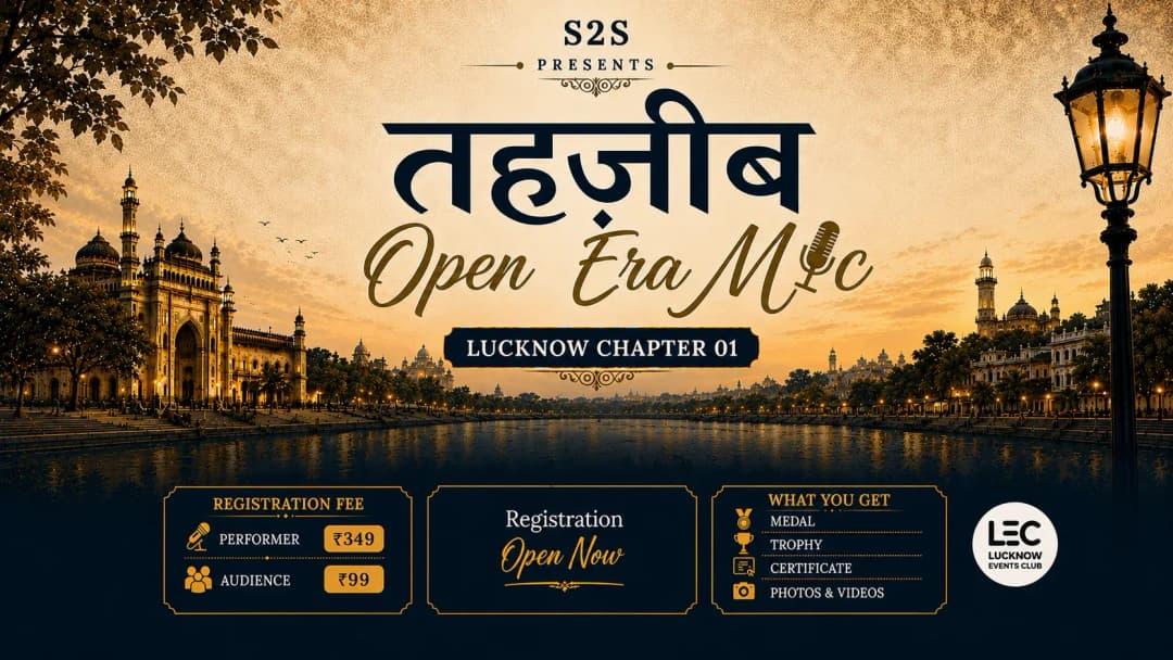 तहज़ीब Open Era Mic | Lucknow Chapter 01