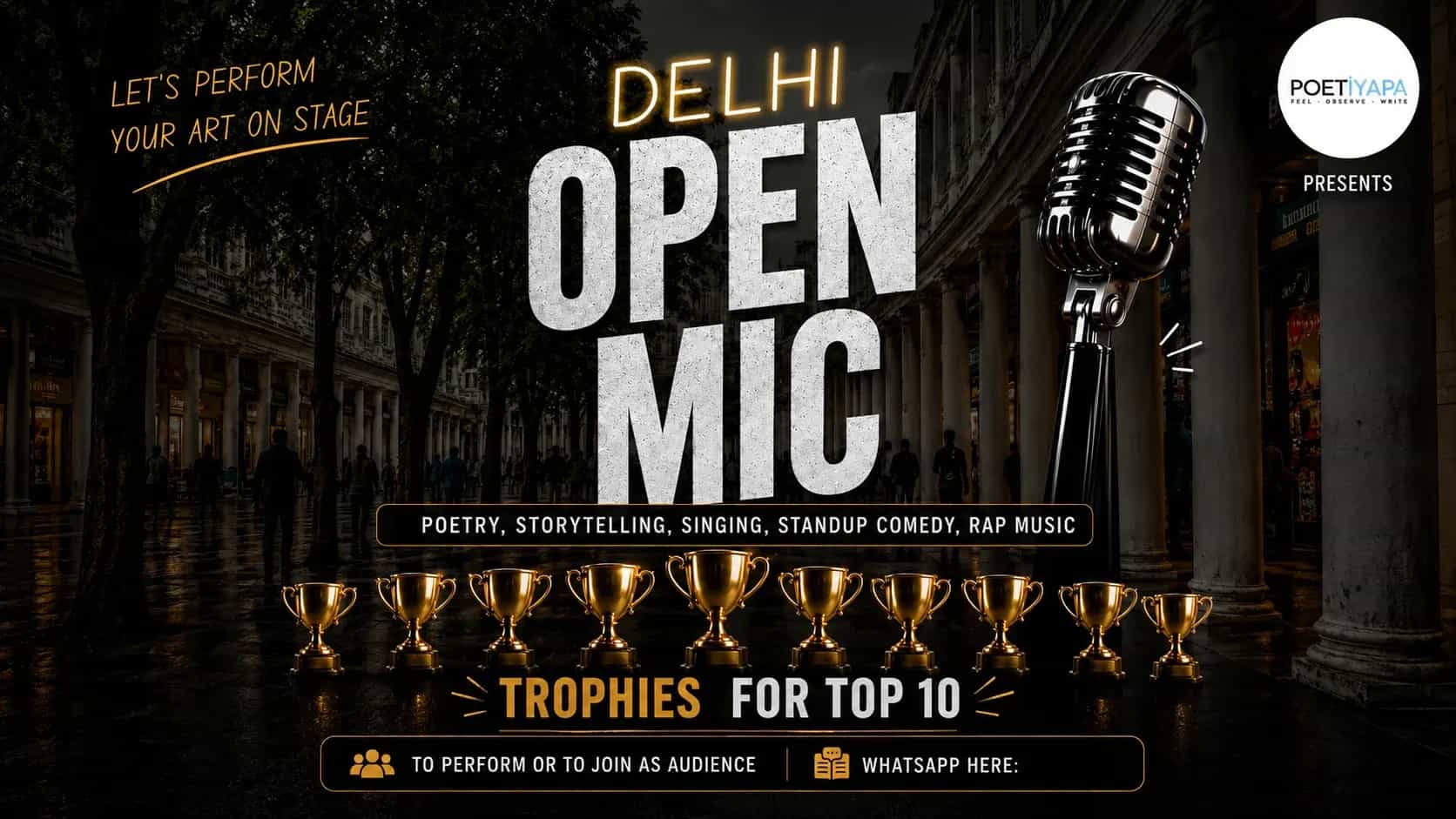 Delhi Open Mic – Let Your Talent Take Center Stage!