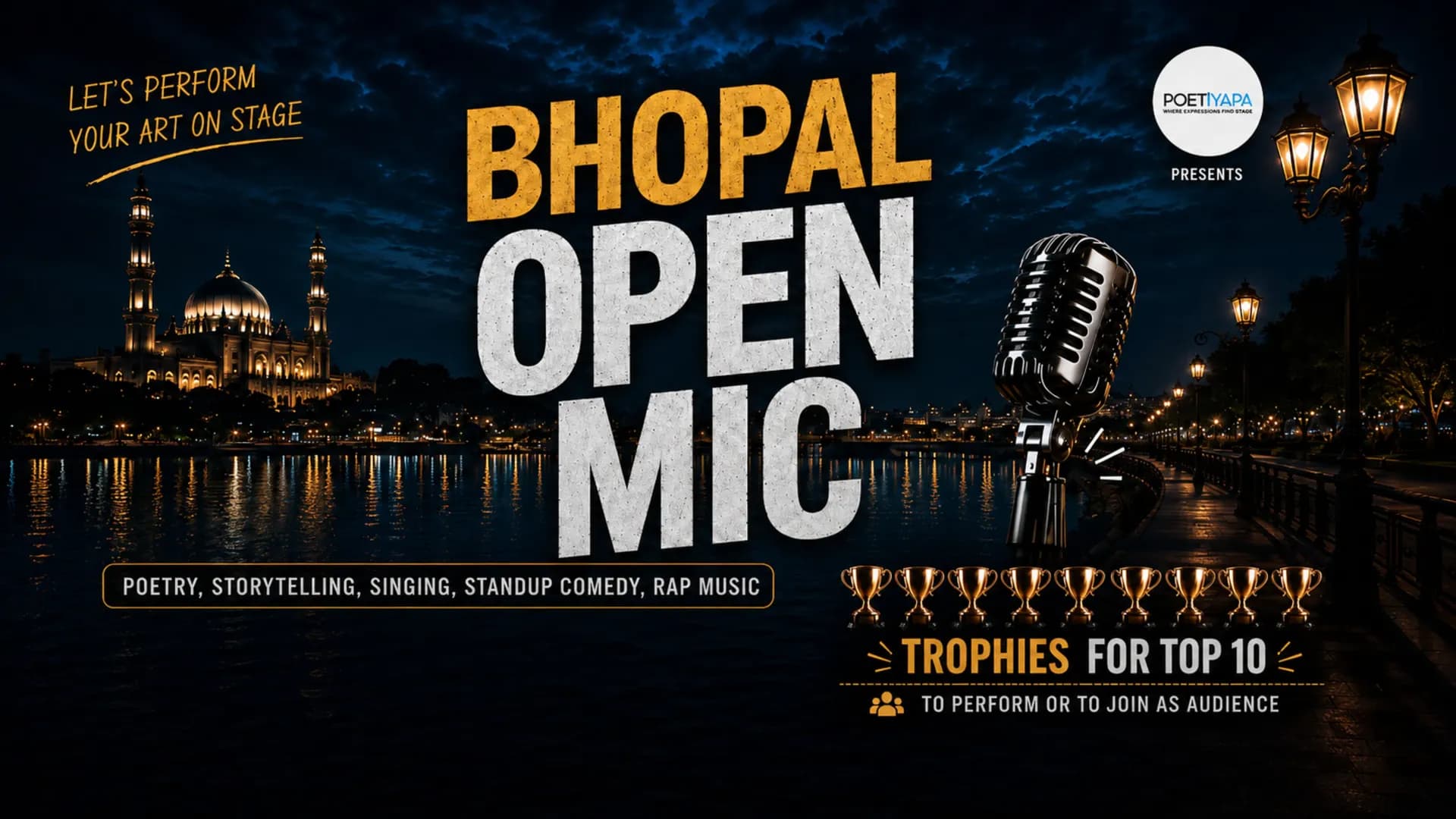 Bhopal Open Mic 2026 – Let Your Talent Take Centre Stage!
