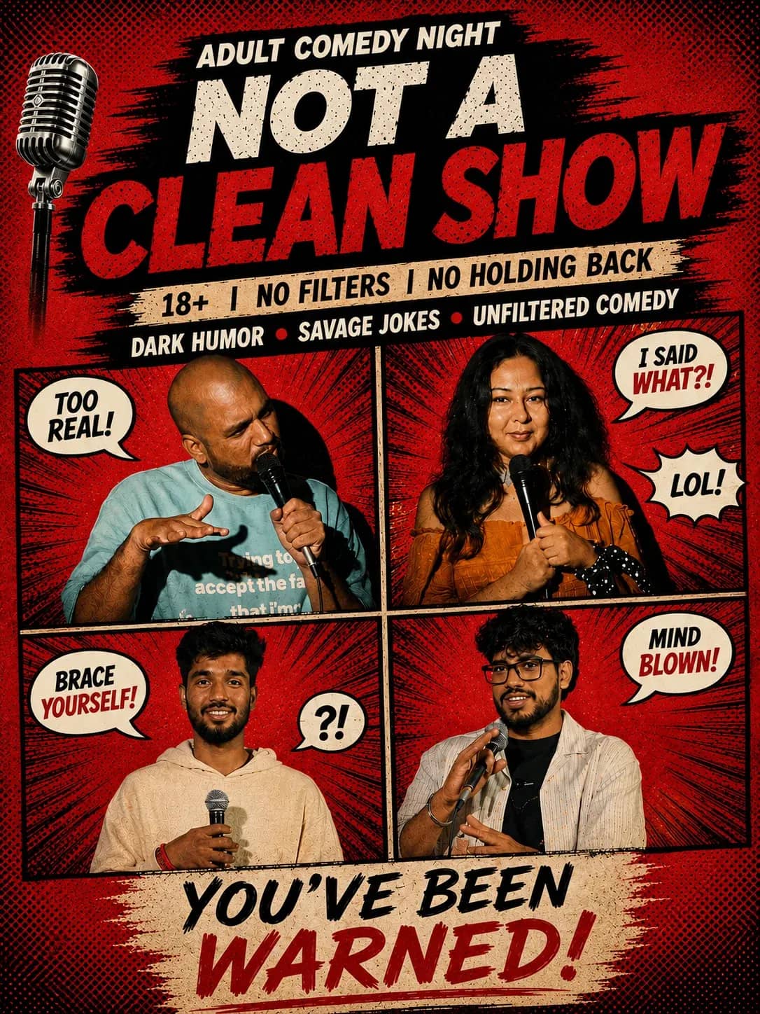 Not a Clean Show | Adult Comedy Night