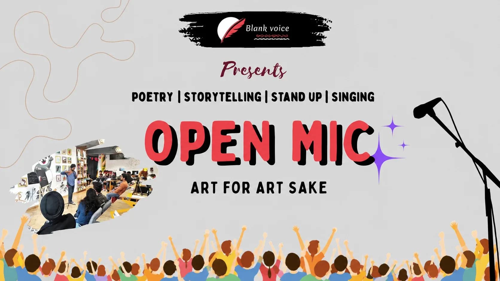 Open Mic – Art for Art Sake