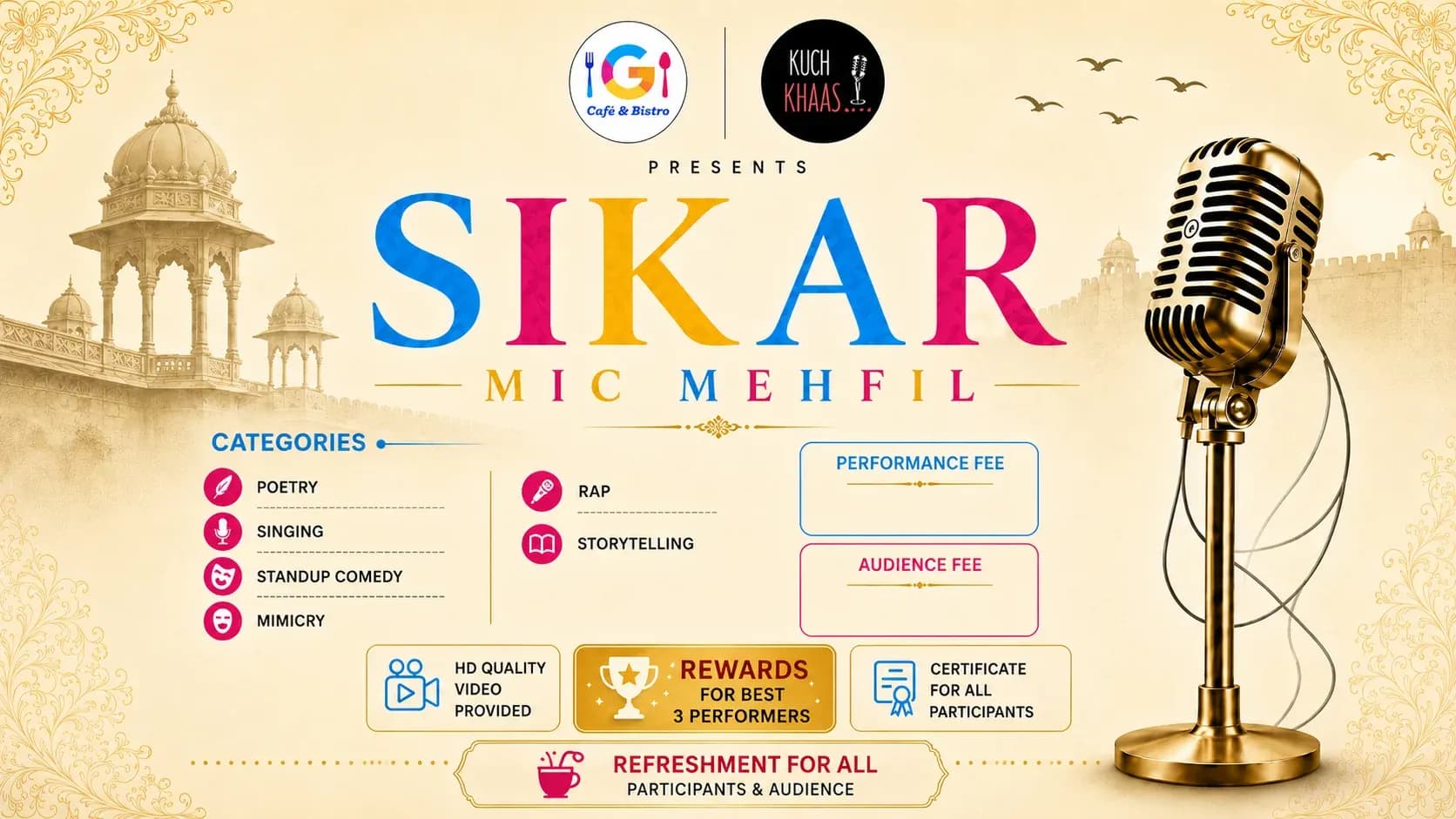 Sikaar Mic Mehfil - Open Mic Show