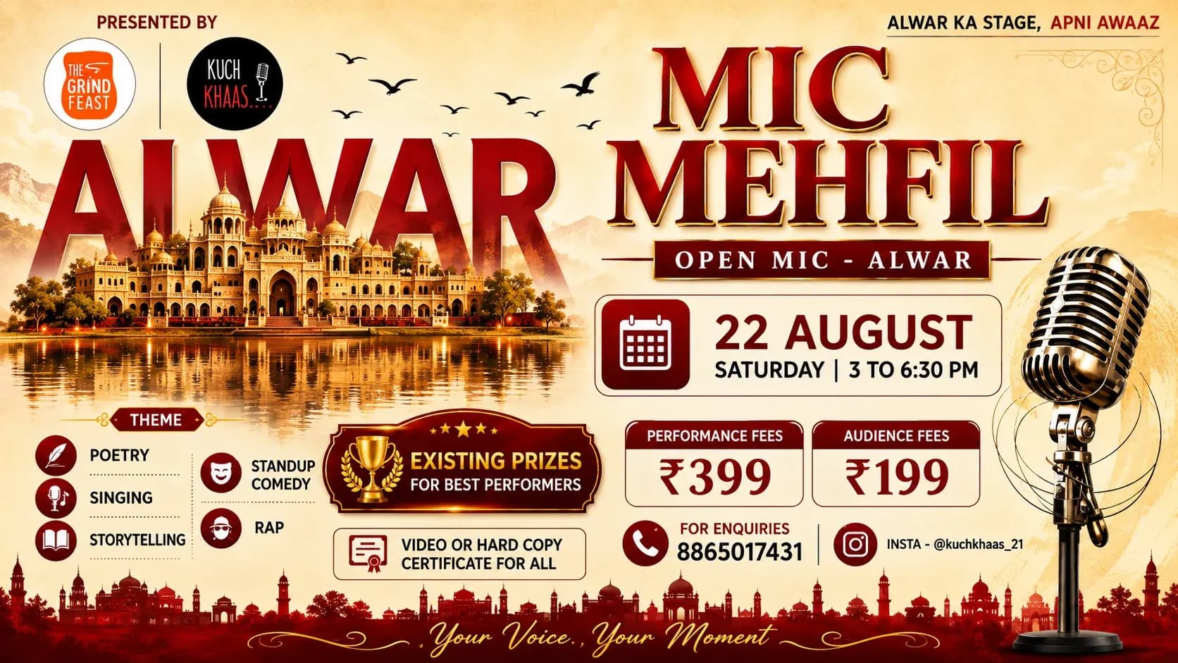 Alwar Mic Mehfil - Open Mic Show