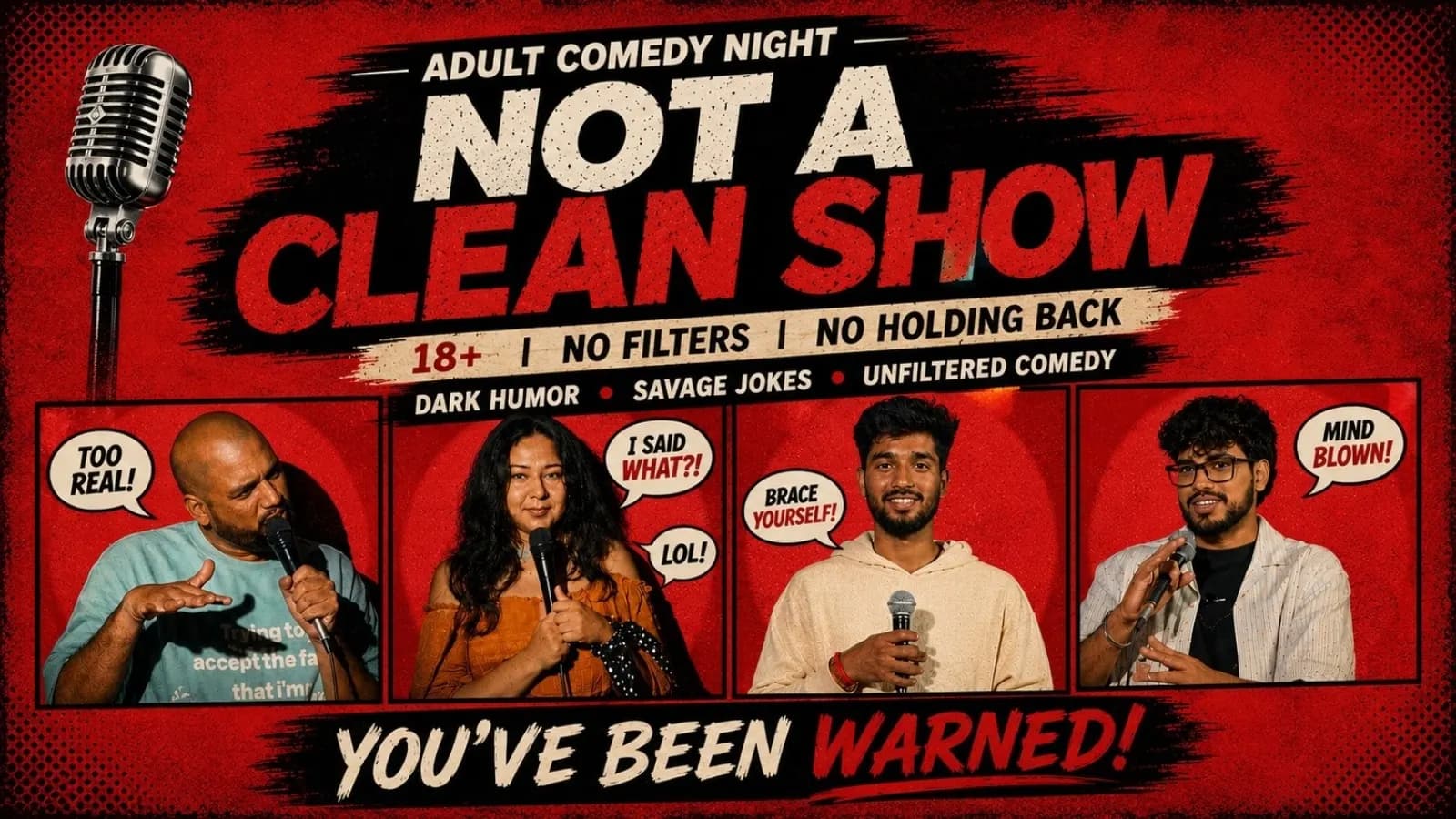 Not a Clean Show | Adult Comedy Night