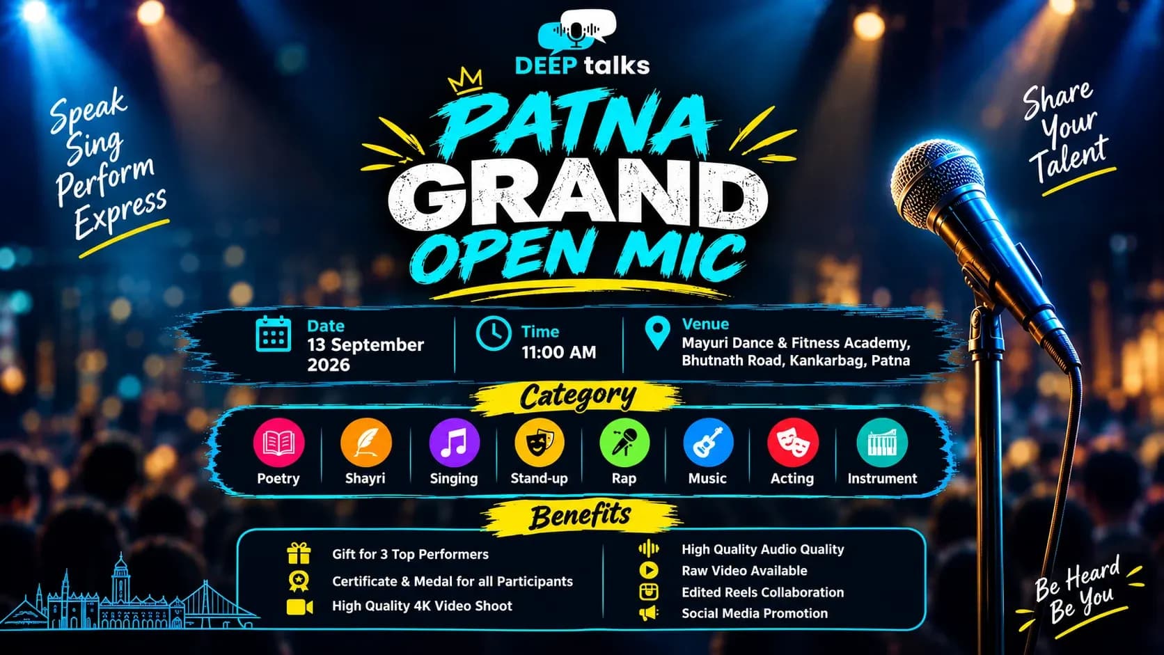 Patna Grand Open Mic