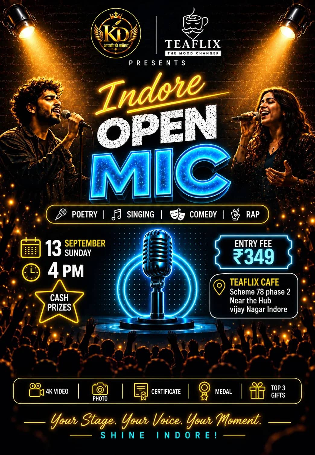 Indore Open Mic – Your Stage, Your Voice, Your Moment`