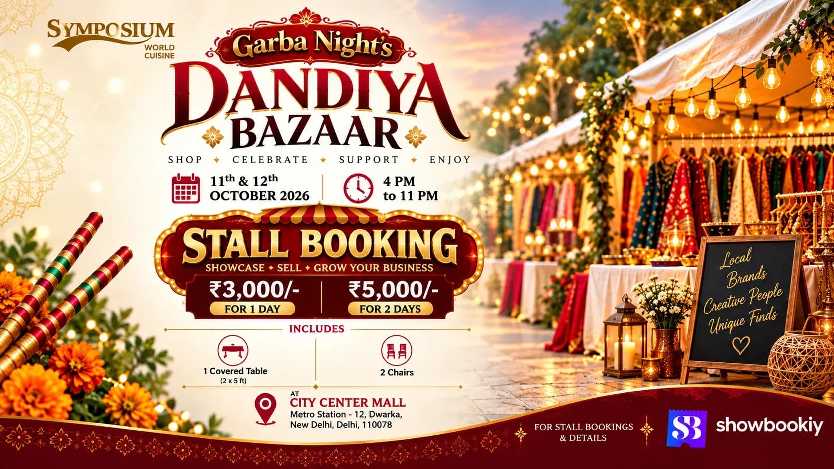 Dandiya Bazaar – Garba Night’s Stall Booking