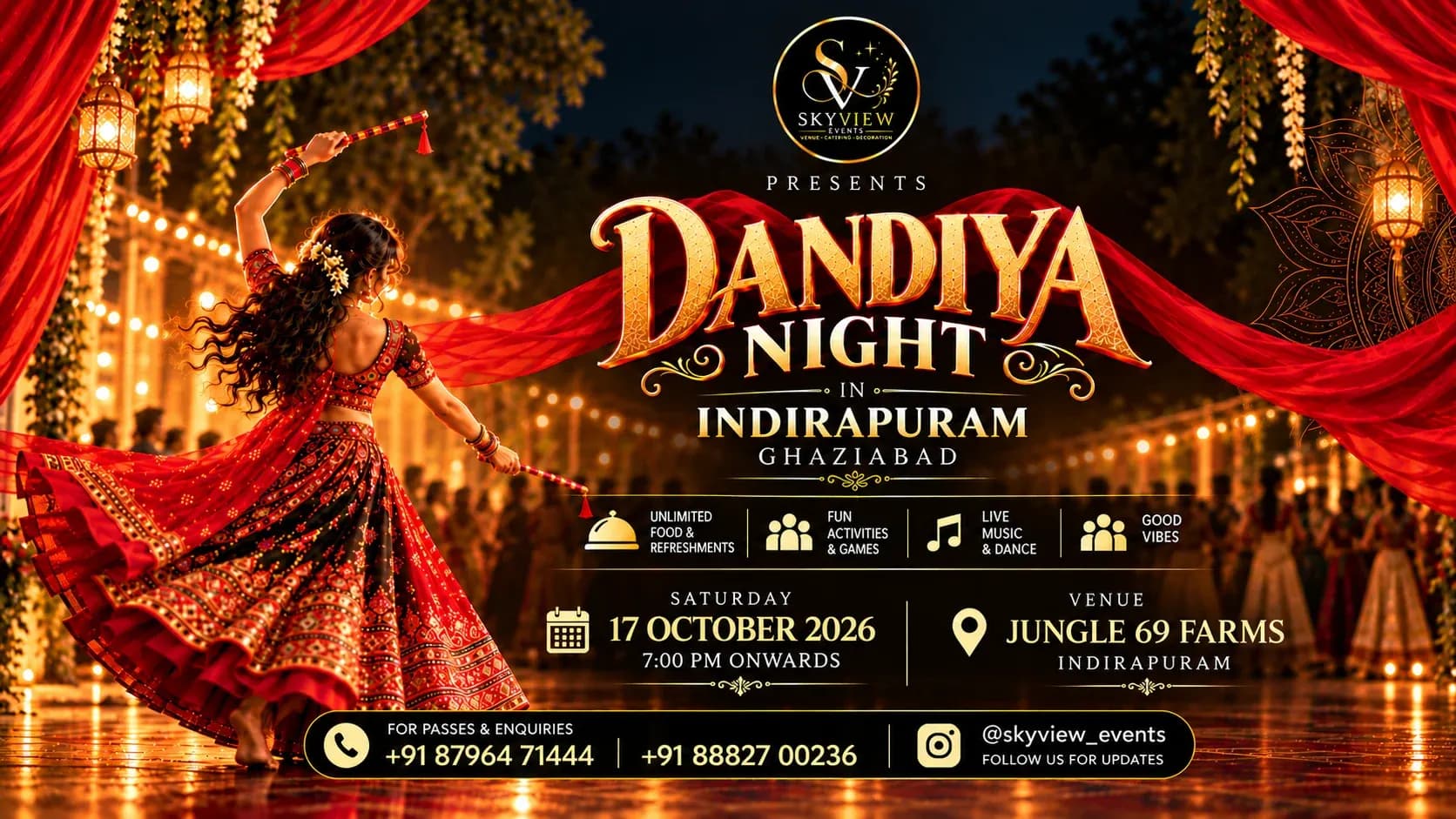 Skyview Events presents Dandiya Night 2026