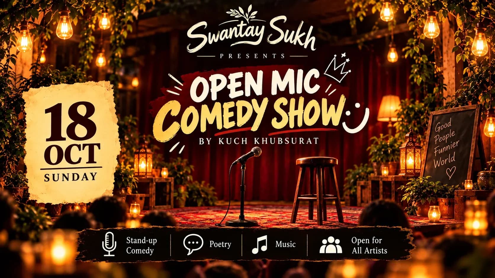 Open Mic Comedy Show – By Kuch Khubsurat