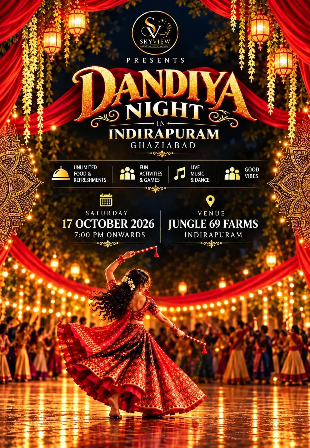 Skyview Events presents Dandiya Night 2026