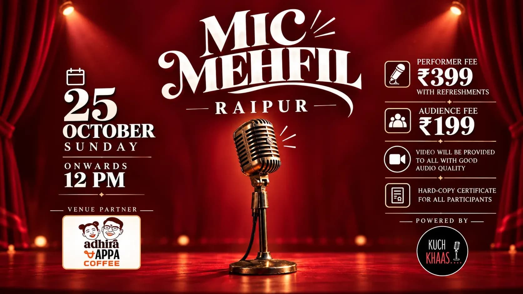 Open Mic Mehfil – Raipur