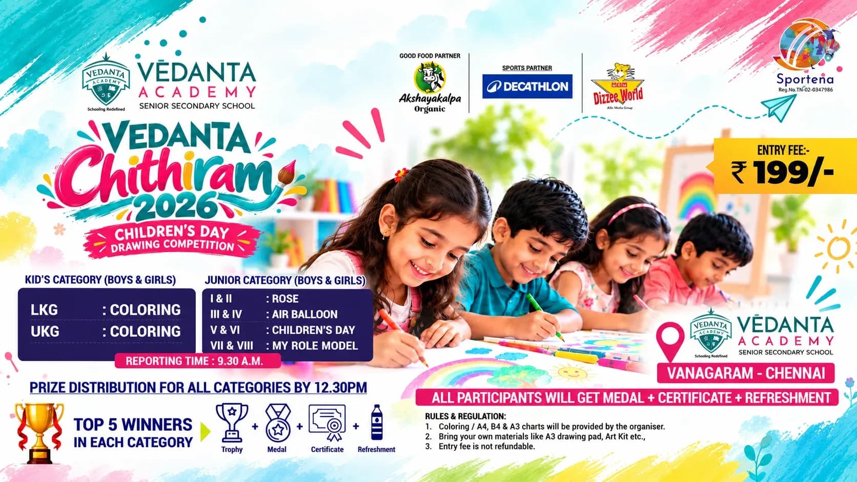 VEDANTA CHITHIRAM - DRAWING COMPETITION